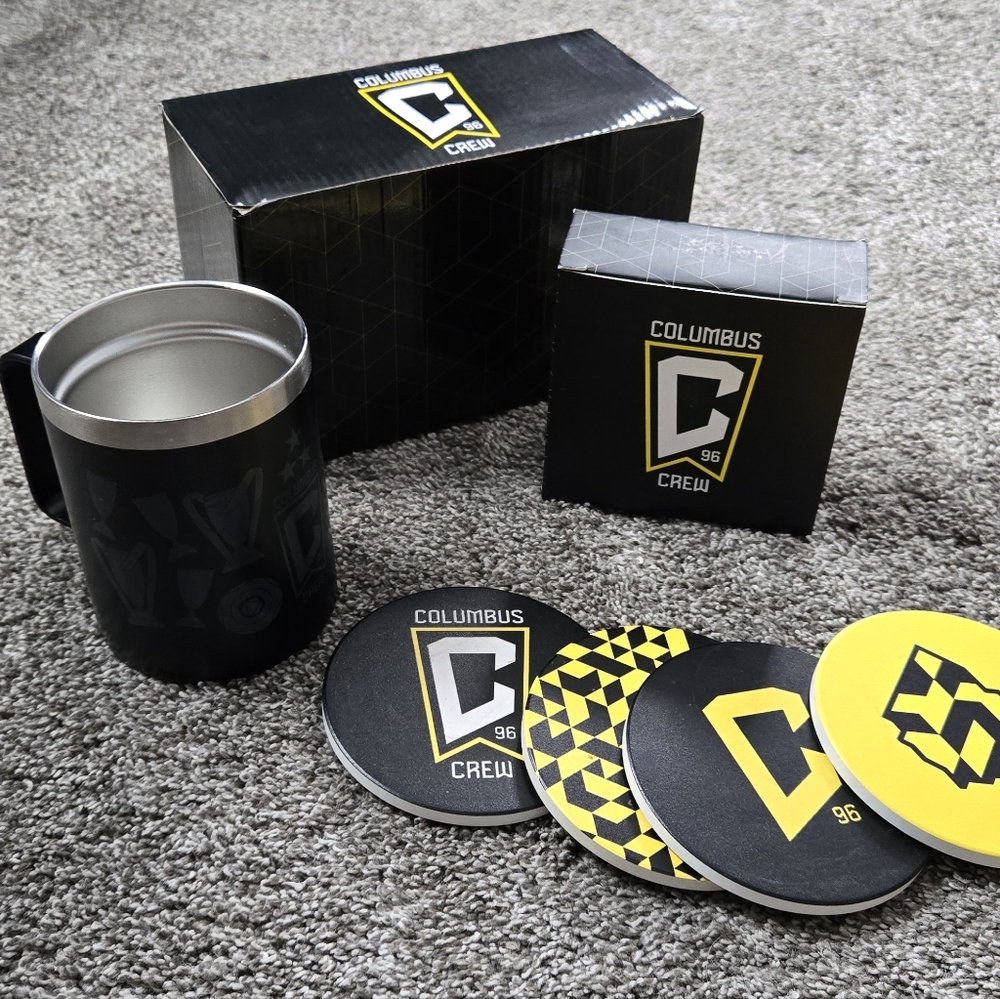 Columbus Crew Mug and Coaster Set